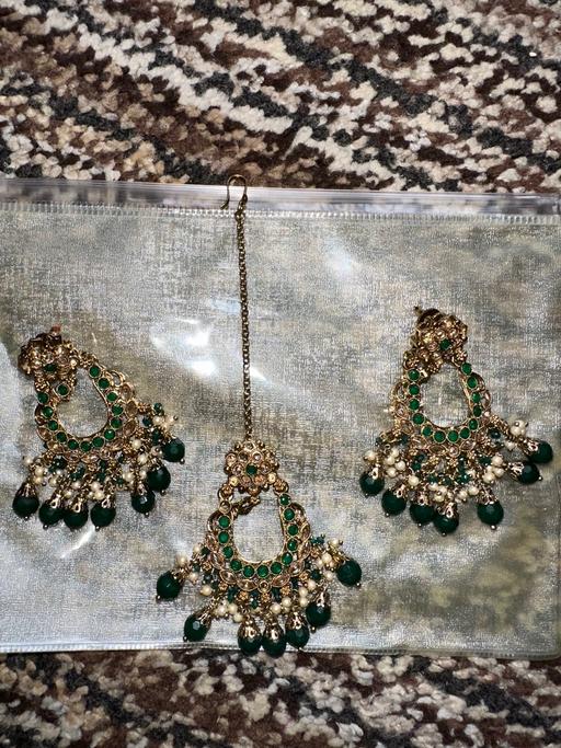 Buy & Sell Saltley Birmingham - Photos for Green earrings and tikka