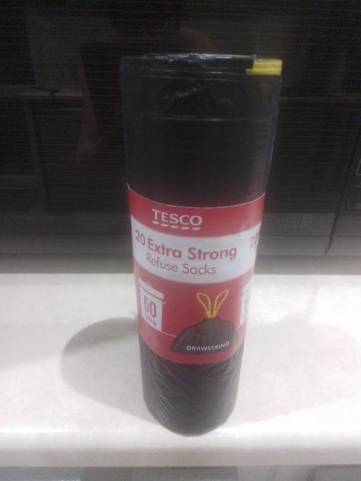 Buy & Sell Streetly Walsall - Photos for BRAND NEW TESCO 20,EXTRA STRONG REGUSE SACKS