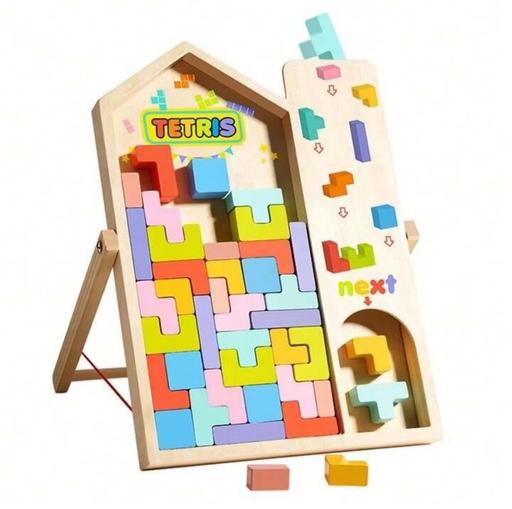 Buy & Sell Humberstone Leicester - Photos for Kids Wooden Tetris Toy Puzzle