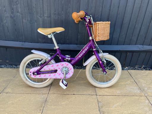 Buy & Sell Gravesend Gravesham - Photos for Raleigh Molli 14” Purple Bike & stabilisers