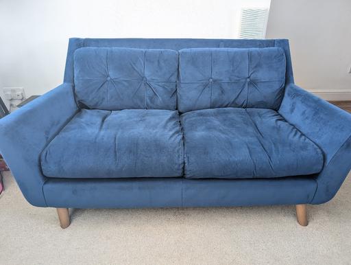 Buy & Sell Coney Hall South East London - Photos for Blue 2 seater sofa