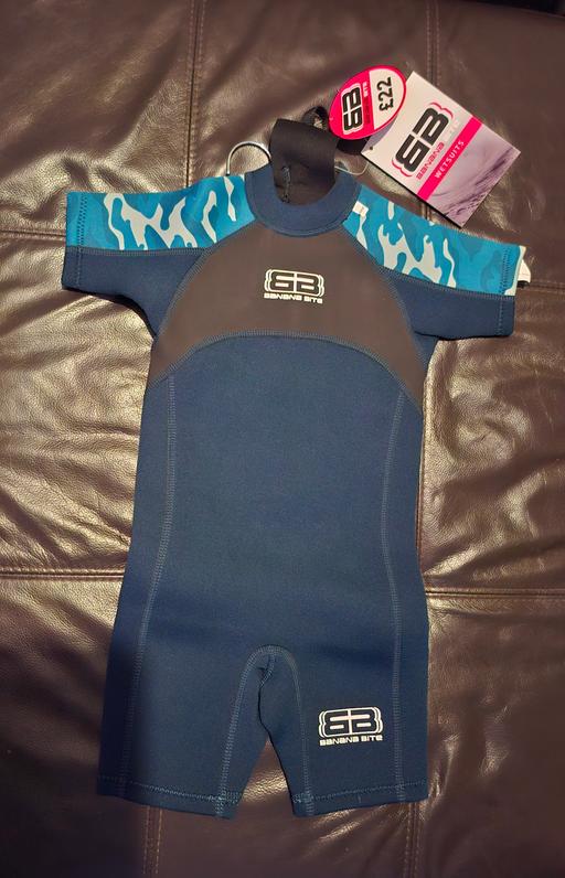 Buy & Sell Kingstanding Birmingham - Photos for Banana Bite Shortie Wetsuit Blue Camo