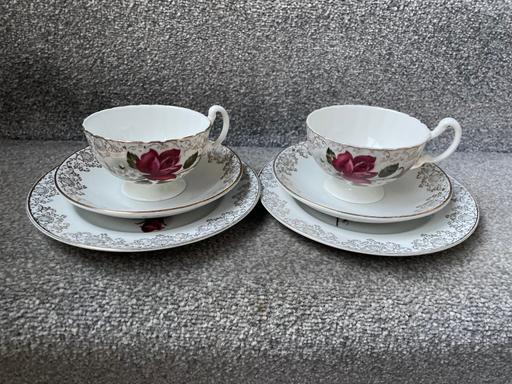 Buy & Sell Purley Croydon - Photos for Meakin vintage 2 cups, saucers & side plates