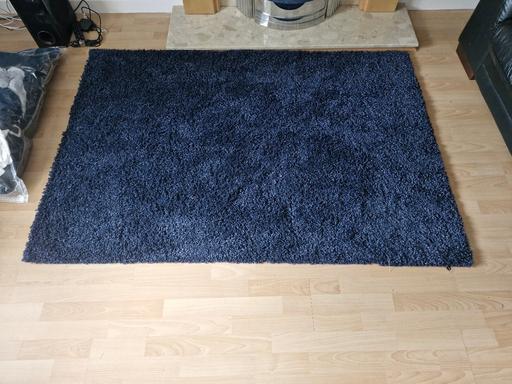 Buy & Sell Wednesfield Wolverhampton - Photos for Large shaggy navy rug
