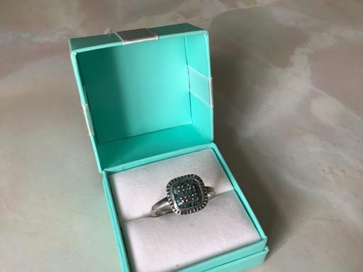 Buy & Sell Harborne Birmingham - Photos for Silver 925 Blue Diamond ring