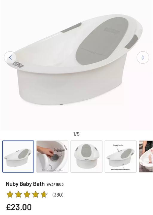 Buy & Sell Limehouse East London - Photos for Nuby Bath tub - newborn