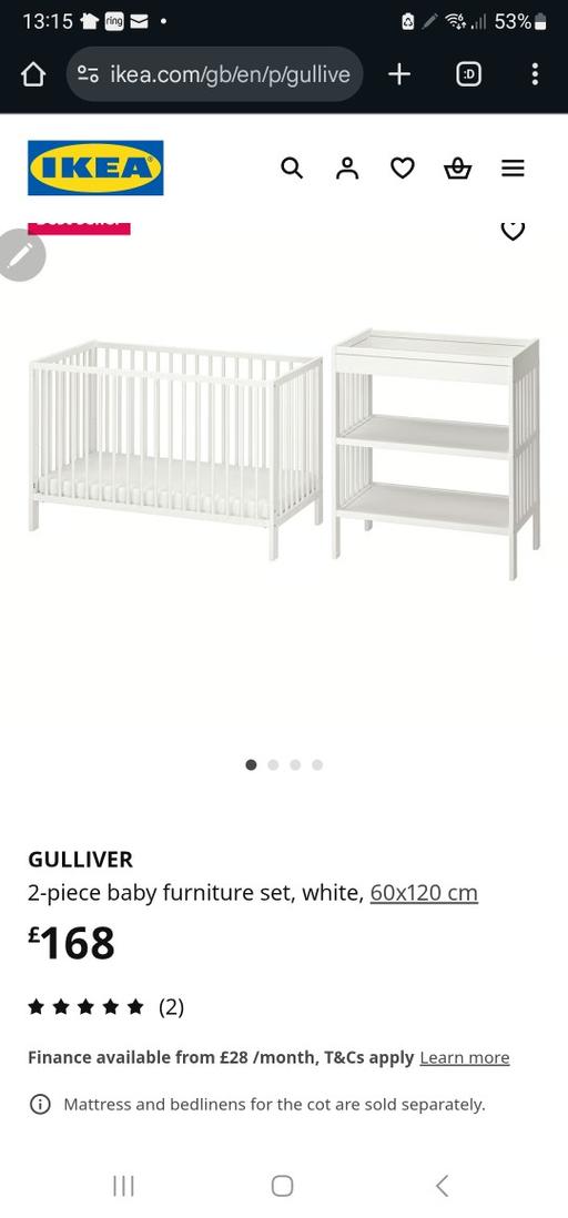 Buy & Sell Chelsea South West London - Photos for ikea gulliver cot
