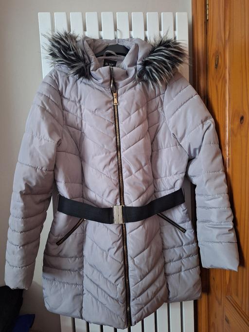 Buy & Sell Ettingshall Park Wolverhampton - Photos for Grey Size 16 coat with belt