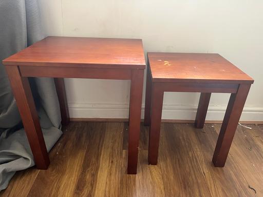 Buy & Sell West Norwood South East London - Photos for 2 Solid Mango Wood Side Tables
