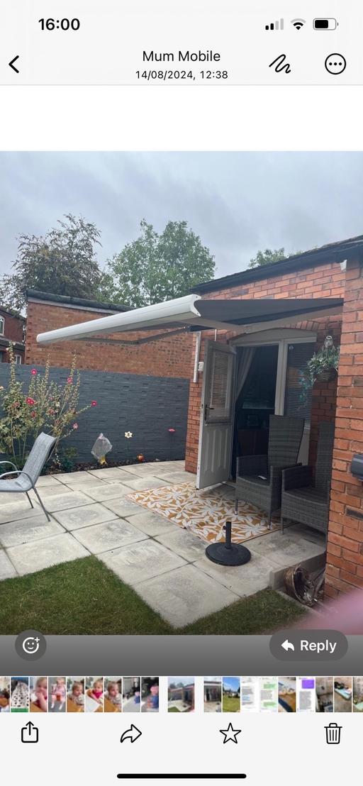 Buy & Sell Pershore Wychavon - Photos for Garden Awning electric 3 meters wide
