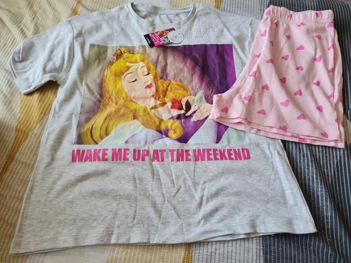 Buy & Sell Weoley Castle Birmingham - Photos for Girls pj shorts and t-shirt set 10-11yrs