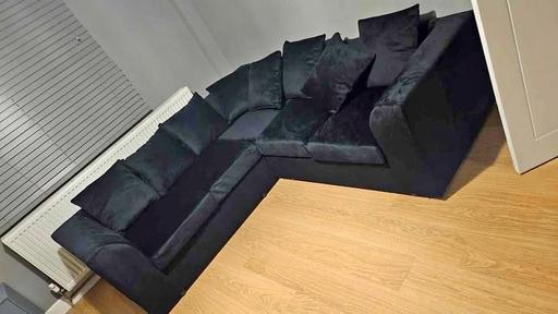 Buy & Sell Swadlincote South Derbyshire - Photos for Modern Shinning Velvet Liverpool Corner Sale