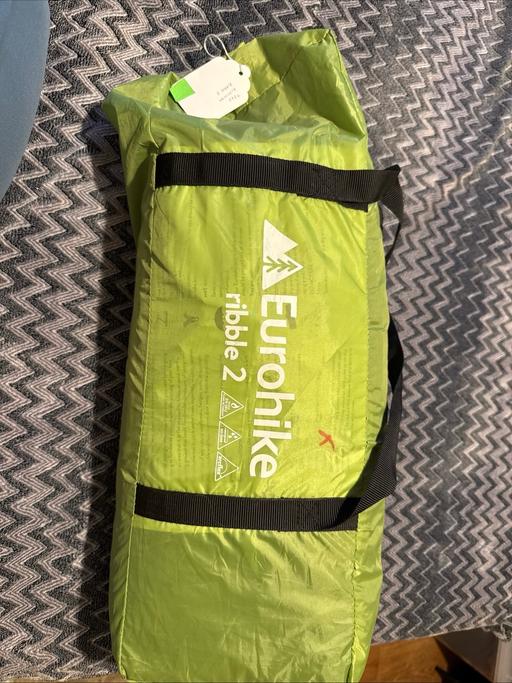 Buy & Sell Farnborough Rushmoor - Photos for Eurohike Ribble 2 green backpacking tent