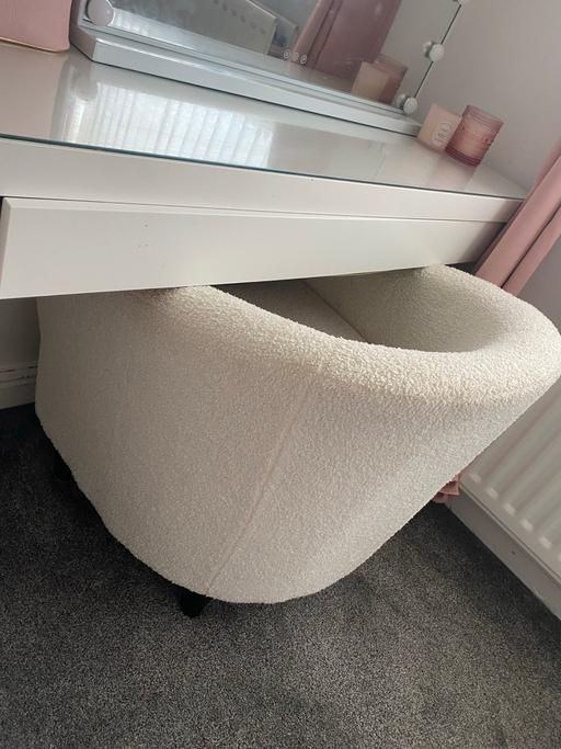 Buy & Sell Ouston County Durham - Photos for Cream boucle chair