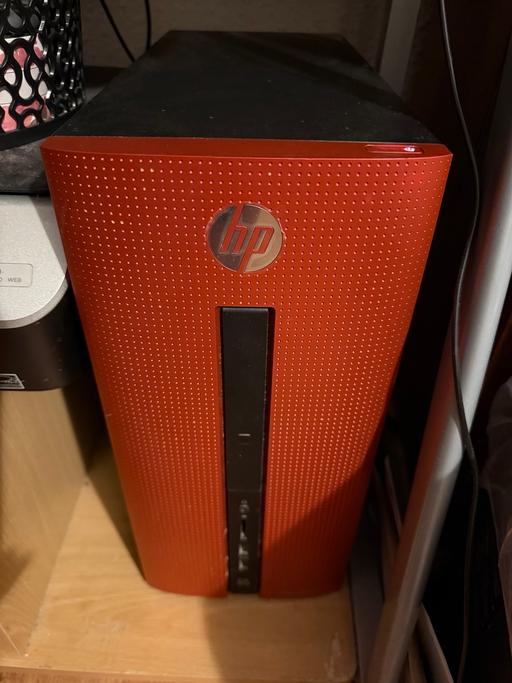 Buy & Sell Farnborough Rushmoor - Photos for HP Pavilion red desktop PC 8GB/128GB/2TB