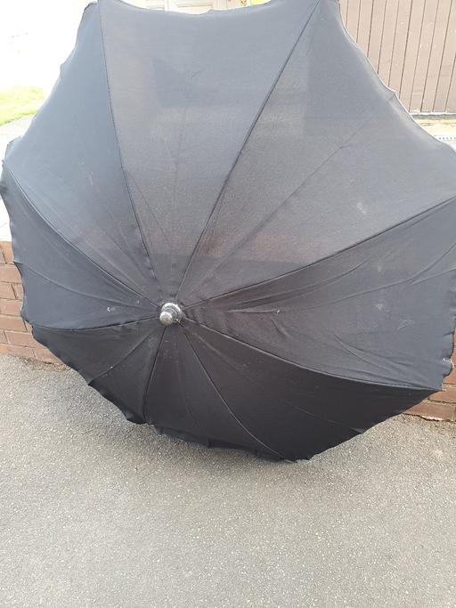 Buy & Sell Pensnett Dudley - Photos for Black Garden Parasol , 6ft x 5ft , VGC, Clean