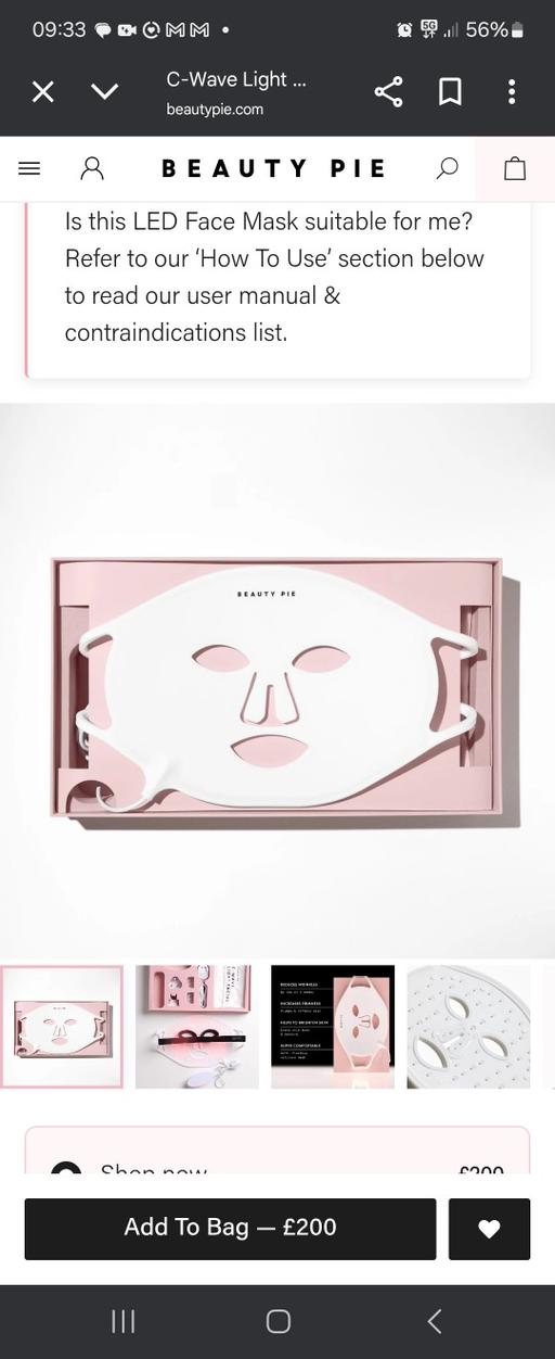 Buy & Sell Sparkhill Birmingham - Photos for Beauty Pie LED Face Mask
