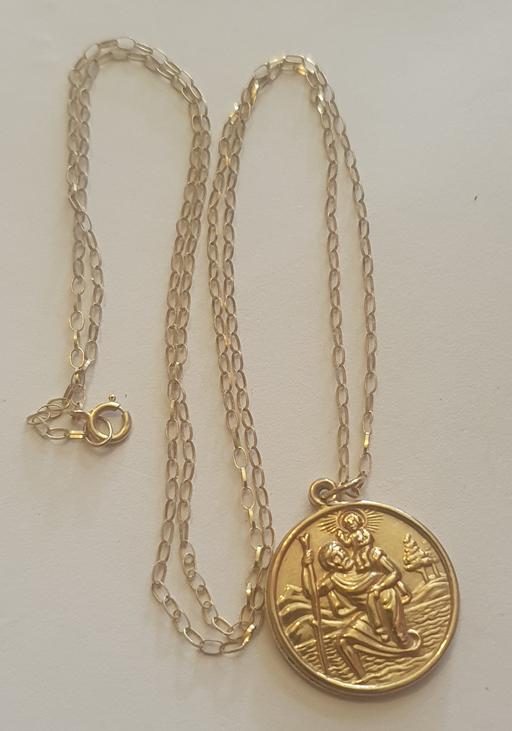 Buy & Sell Horwich Bolton - Photos for 9ct St. Christopher Necklace