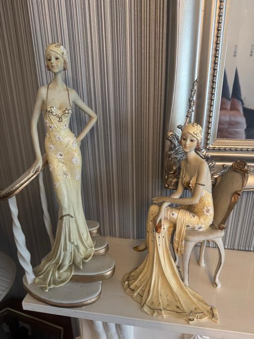 Buy & Sell Quinton Birmingham - Photos for Art Deco style Lady figures / ornaments x 2