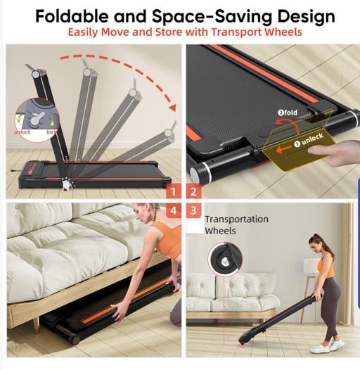 Buy & Sell South Hornchurch East London - Photos for The Run folding treadmill/ under desk walking