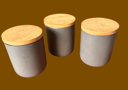 Buy & Sell Ullenhall Stratford-on-Avon - Photos for Three Kitchen Containers 14cm High 11cm Diam