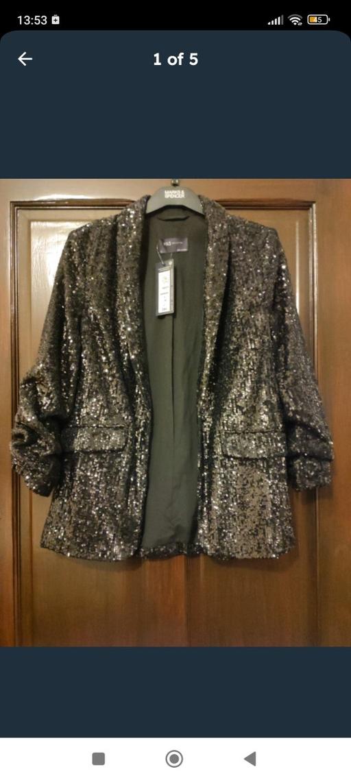 Buy & Sell Orrell Park Liverpool - Photos for NEW M&S SEQUIN JACKET SIZE 6