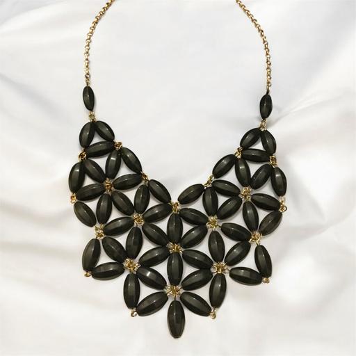 Buy & Sell Cheadle Stockport - Photos for Black flower necklace n148
