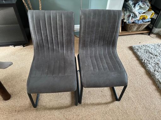 Buy & Sell Sefton Merseyside - Photos for Next Dining Chairs x 2 - Grey