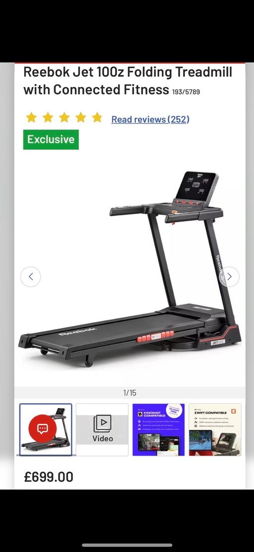 Buy & Sell Gravesend Gravesham - Photos for Reebok treadmill jet100z
