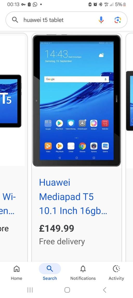 Buy & Sell Hockley Birmingham - Photos for huawei T5 tablet