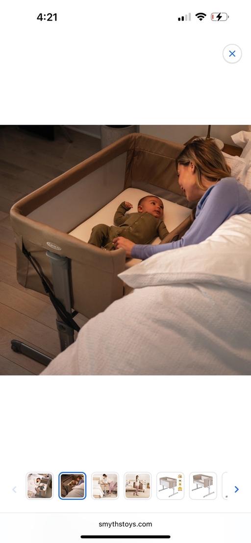 Buy & Sell Hendon Central North West London - Photos for Graco Sweet2Sleep Bedside Crib Oat