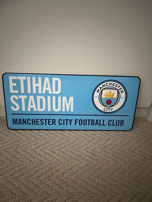 Buy & Sell Bradley Fold Bury - Photos for Manchester City metal sign