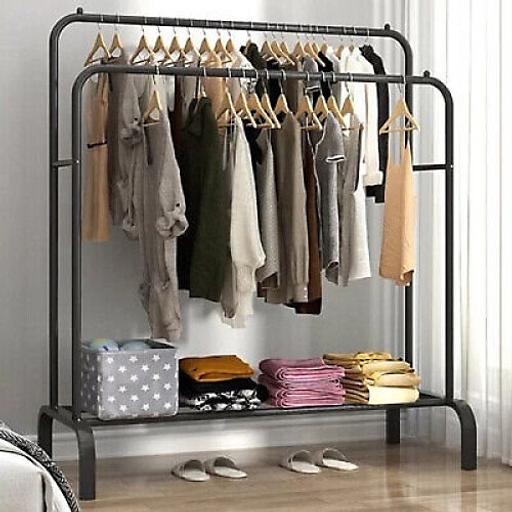 Buy & Sell Bethnal Green East London - Photos for Double tier black clothing rail storage