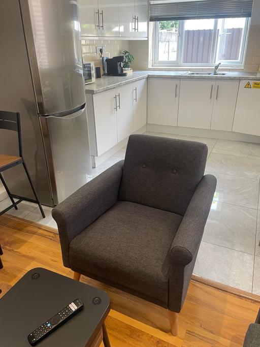 Buy & Sell Eastern Docks Southampton - Photos for Evie Armchair- Charcoal