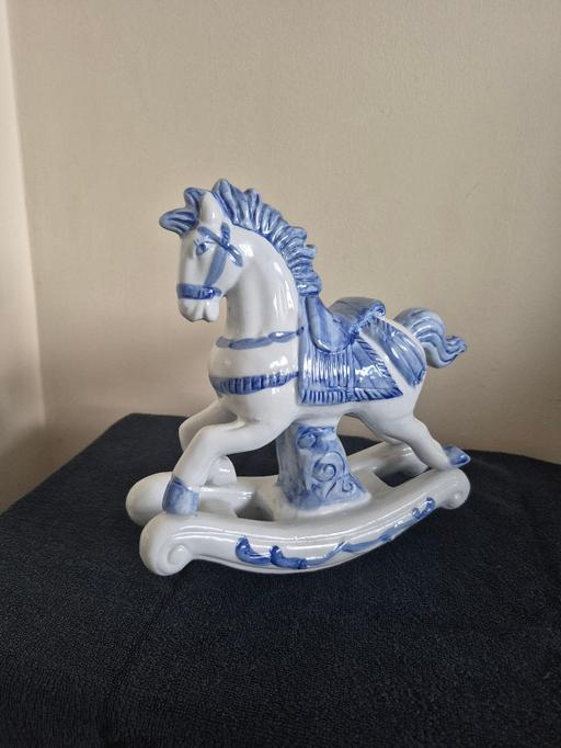 Buy & Sell Moss Pit Stafford - Photos for Vintage Handpainted Porcelain Rocking Horse