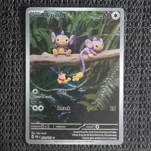 Buy & Sell Walworth South East London - Photos for Pokemon Aipom 211/182 Paradox Rift Art Rare