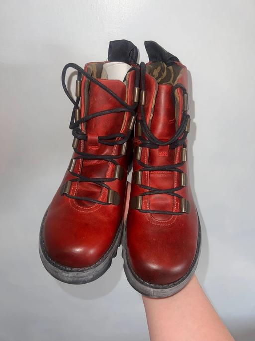 Buy & Sell Pipehill Lichfield - Photos for Fly London Roji Leather Lace Up Ankle Boots