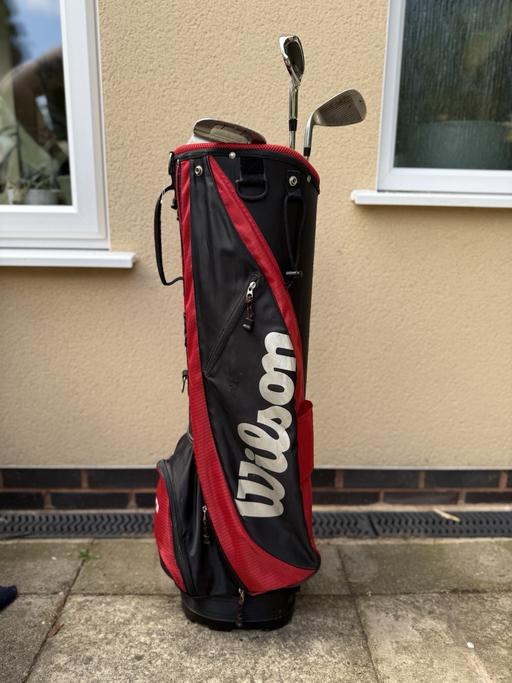 Buy & Sell Two Gates Tamworth - Photos for Mixed Golf Club Set with Wilson Bag