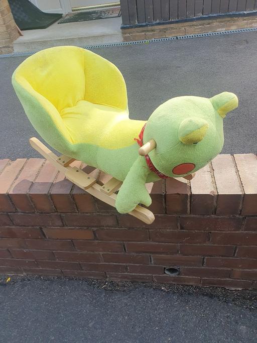 Buy & Sell Pensnett Dudley - Photos for Toddlers Rocking Frog That Croaks ,Decent Con