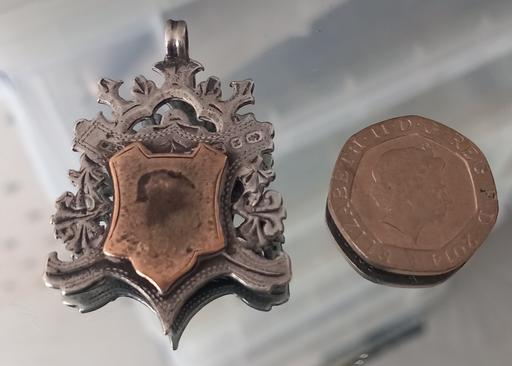 Buy & Sell Thatto Heath Saint Helens - Photos for Antique sterling silver watch fob medal