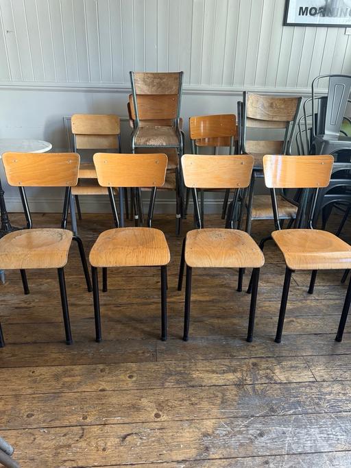 Buy & Sell Kilburn North West London - Photos for School chair vintage and trendy / antique