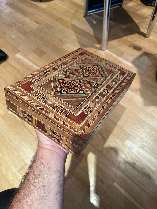 Buy & Sell Hulme Manchester - Photos for Traditional Arab pattern wooden box