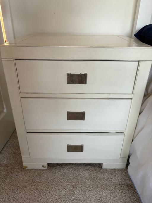 Buy & Sell Chalfont Saint Peter Buckinghamshire - Photos for Cream bedside table