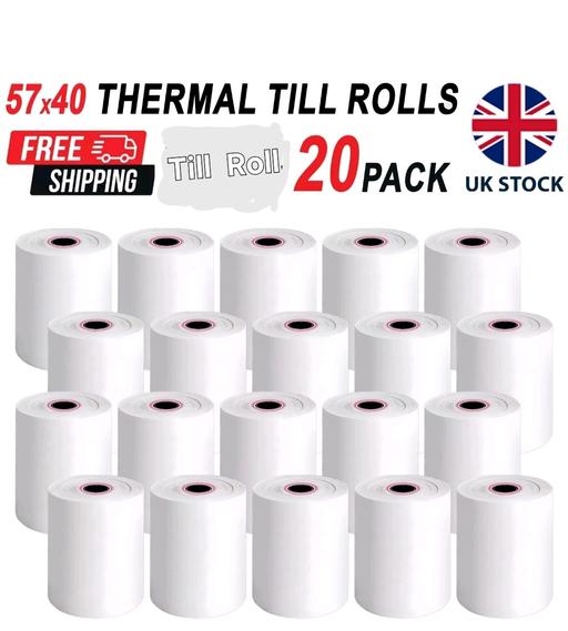 Buy & Sell Siddal Calderdale - Photos for THERMAL Till Rolls 57X40 20 Pack