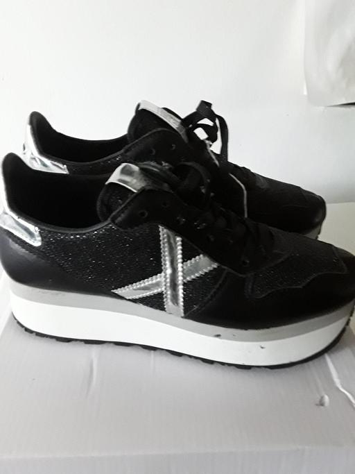Buy & Sell Paddington West London - Photos for Black /Sliver Trendy Munich X Trainer New £20