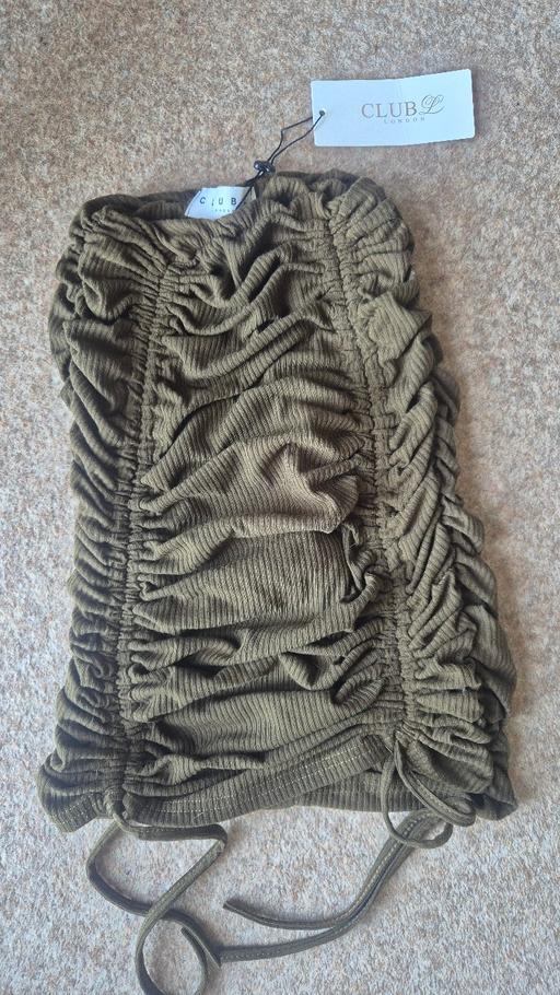 Buy & Sell East Acton West London - Photos for Club London Khaki Ruffled Skirt