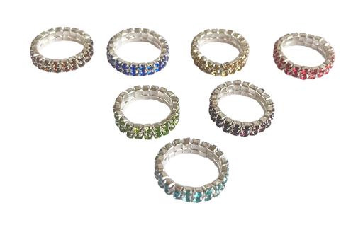 Buy & Sell Ward End Birmingham - Photos for 7 Stretchy Bling Rings ( All 2 Row)