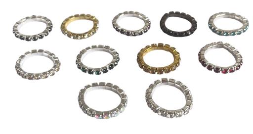Buy & Sell Ward End Birmingham - Photos for 11 Stretchy Bling Rings (1 Row)