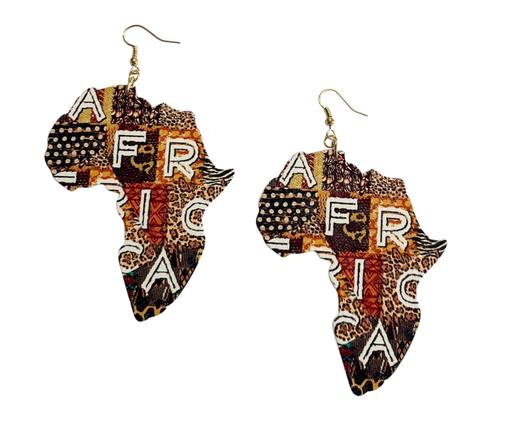 Buy & Sell Ward End Birmingham - Photos for Africa Map Earrings Mosaic Print