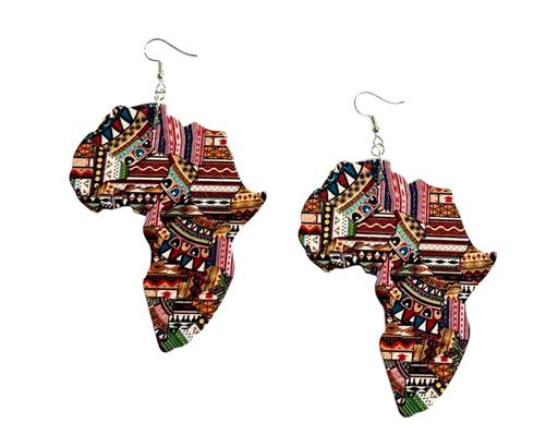 Buy & Sell Ward End Birmingham - Photos for Africa Map Earrings Pink Aztec Print
